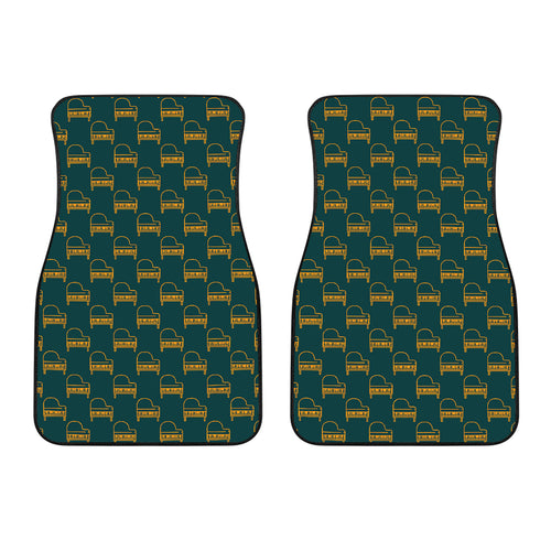 Piano Pattern Print Design 03 Front Car Mats