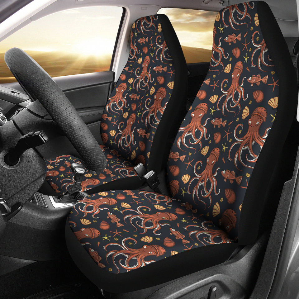 Octopus Pattern Universal Fit Car Seat Covers
