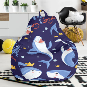 Shark Funny Pattern Bean Bag Cover