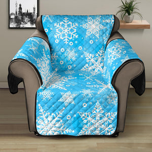 Snowflake Pattern Recliner Cover Protector