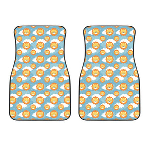 Lion Pattern Print Design 05 Front Car Mats