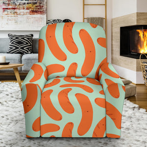 Sausage Pattern Print Design 04 Recliner Chair Slipcover
