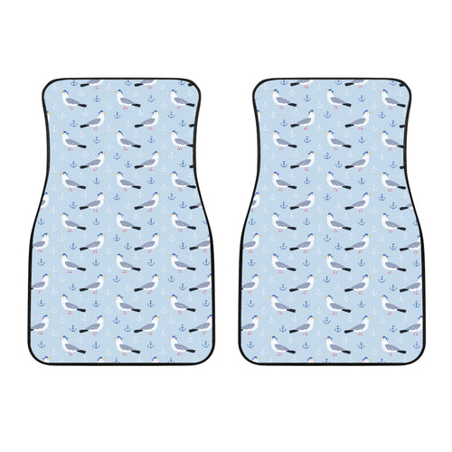 Pigeon Pattern Print Design 03 Front Car Mats