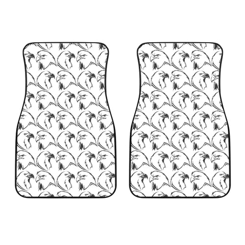 Eagle Pattern Print Design 01 Front Car Mats