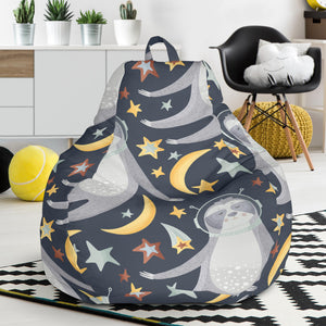 Sloth Astronaut Pattern Bean Bag Cover