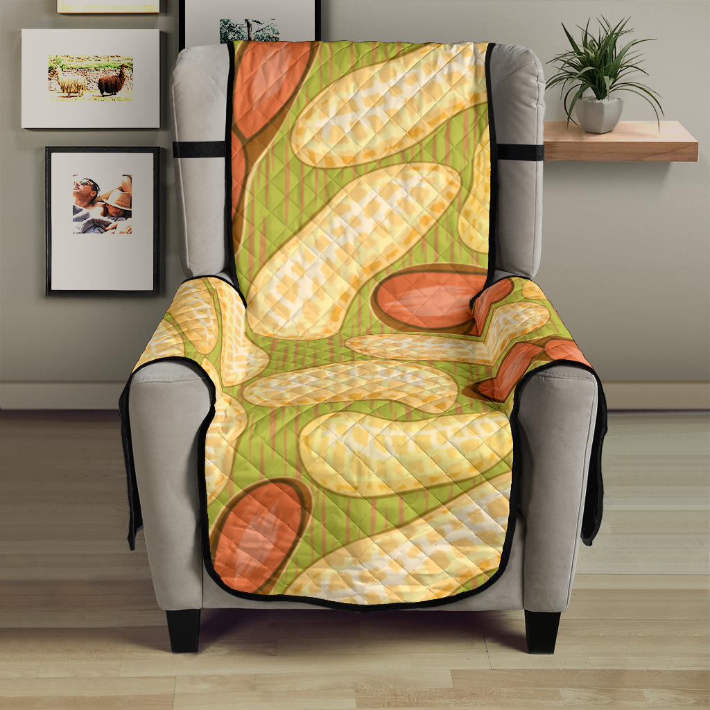 Peanut Pattern Theme Chair Cover Protector