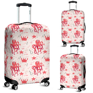 Octopus  Crab Starfish Pattern Luggage Covers