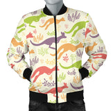 Colorful Kangaroo Pattern Men Bomber Jacket