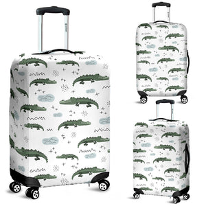 Crocodile Pattern Background Luggage Covers