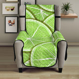 Sliced Lime Pattern Chair Cover Protector