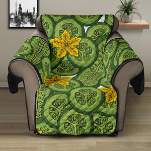 Cucumber Pattern Theme Recliner Cover Protector