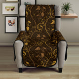 Gold Grape Pattern Chair Cover Protector