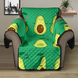 Cute Avocado Pattern Recliner Cover Protector