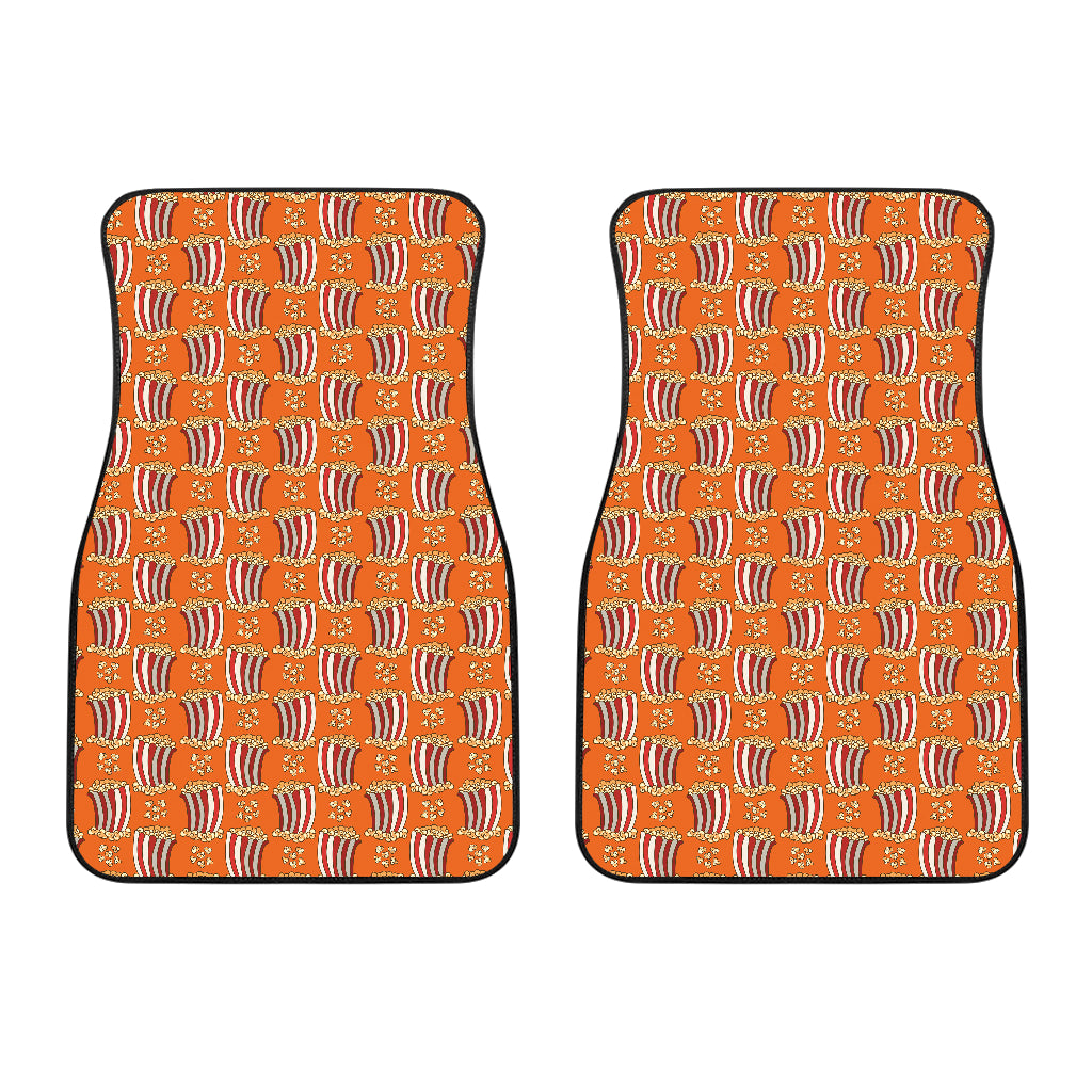 Popcorn Pattern Print Design 05 Front Car Mats