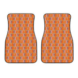 Popcorn Pattern Print Design 05 Front Car Mats