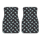 Pigeon Pattern Print Design 01 Front Car Mats