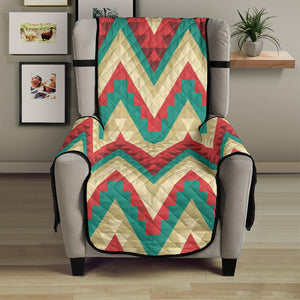 Zigzag Chevron Pattern Chair Cover Protector