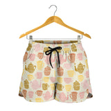 Tea pots Pattern Print Design 02 Women Shorts