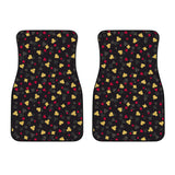 Casino Cards Suits Pattern Print Design 01 Front Car Mats