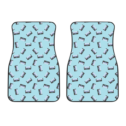 Piano Pattern Print Design 05 Front Car Mats