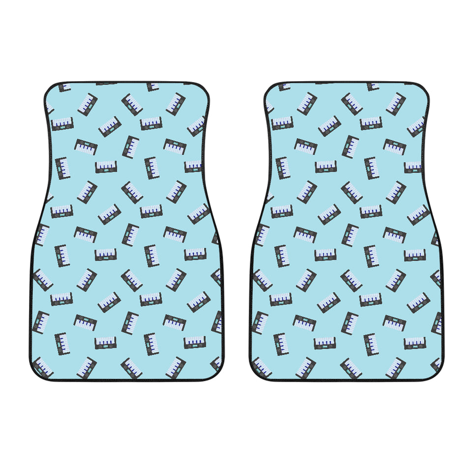 Piano Pattern Print Design 05 Front Car Mats