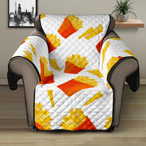 French Fries Pattern Recliner Cover Protector