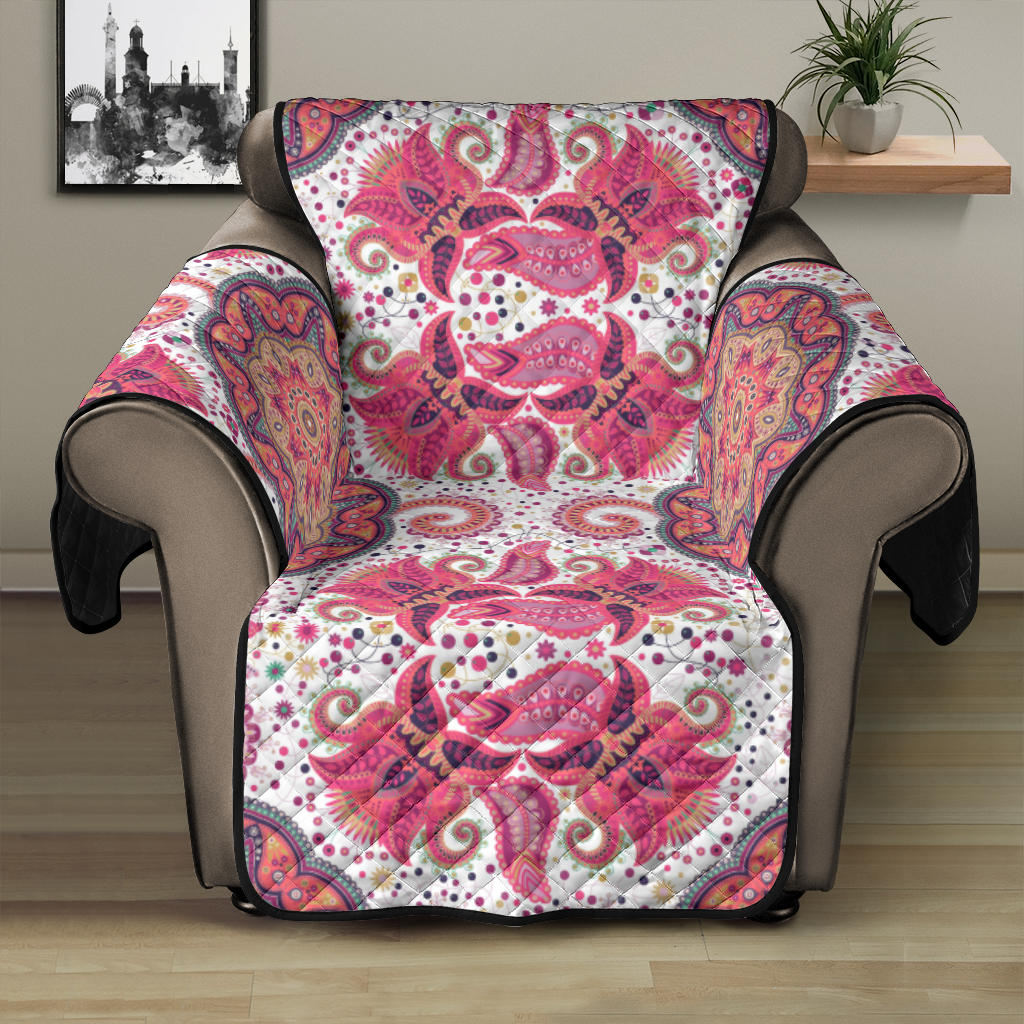 Indian Pattern Recliner Cover Protector