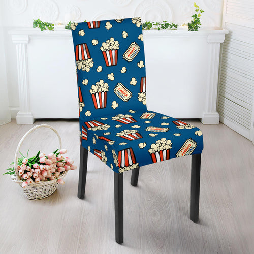 Popcorn Pattern Print Design 03 Dining Chair Slipcover