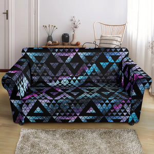 Space Galaxy Tribal Pattern Loveseat Couch Slipcover