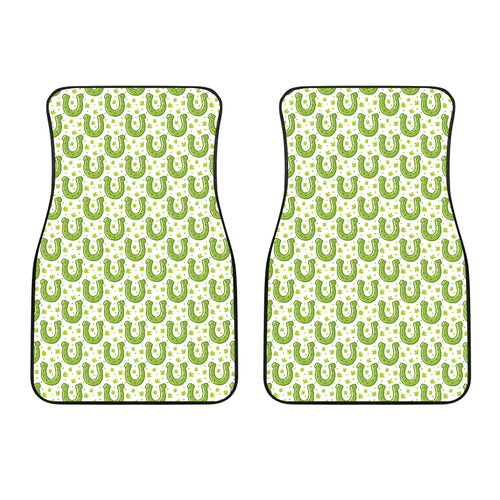 Horseshoes Pattern Print Design 02 Front Car Mats