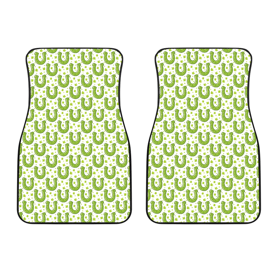 Horseshoes Pattern Print Design 02 Front Car Mats