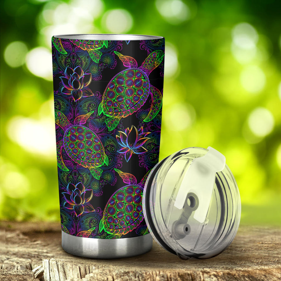 Sea Turtle Pattern Tumbler