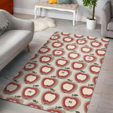 Red Apple Pattern Area Rug