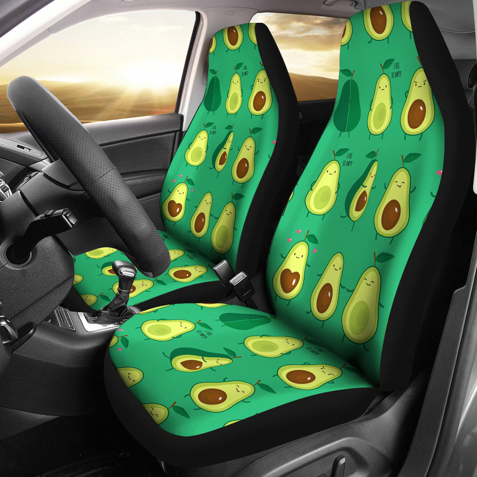 Cute Avocado Pattern Universal Fit Car Seat Covers