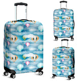 Hot Air Balloon in Night Sky Pattern Luggage Covers