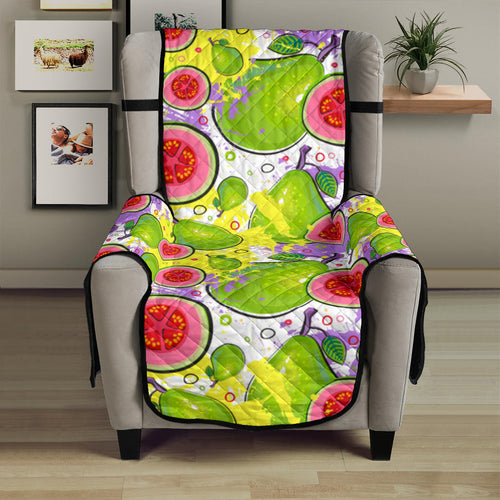 Guava Pattern Chair Cover Protector