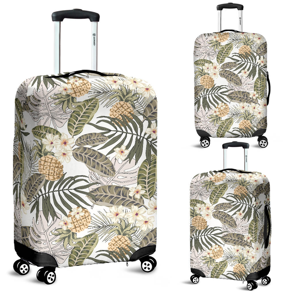 Pineapple Leave flower Pattern Luggage Covers