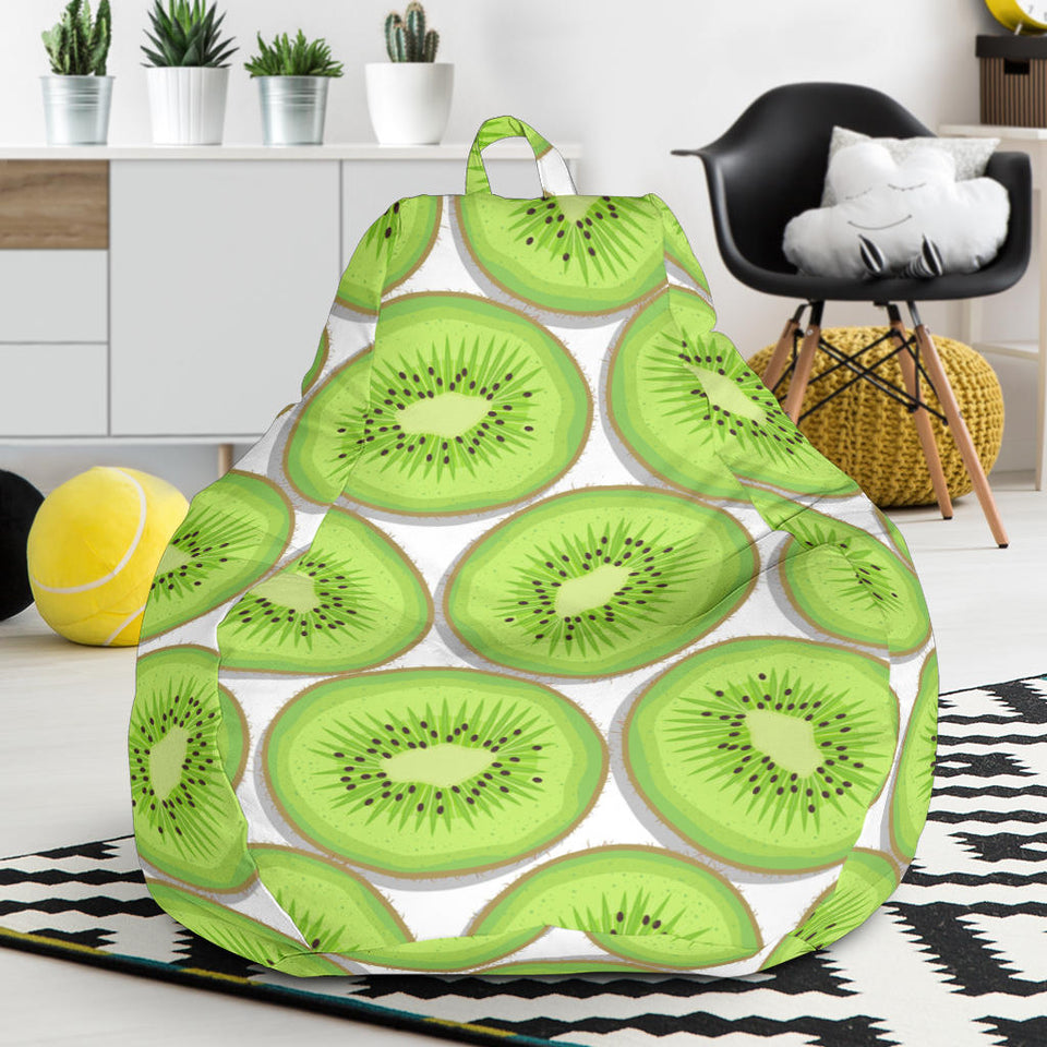 Sliced Kiwi Pattern Background Bean Bag Cover