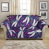 Cute Dragonfly Pattern Loveseat Couch Cover Protector