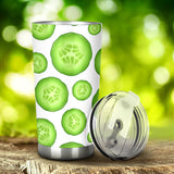 Sliced Cucumber Pattern Tumbler