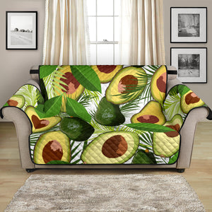 Avocado Leaves Pattern Loveseat Couch Cover Protector