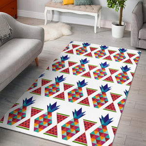 Geometric Pineapple Pattern Area Rug