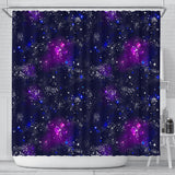 Space Galaxy Pattern Shower Curtain Fulfilled In US