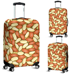 Peanut Pattern Background Luggage Covers