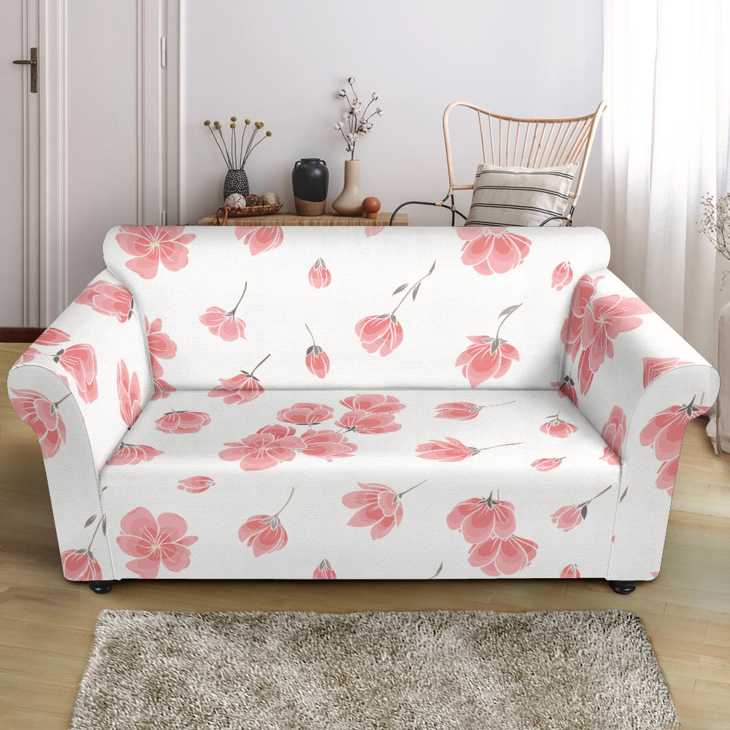 Sakura Pattern Loveseat Couch Slipcover