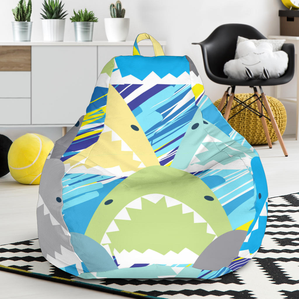 Shark Head Pattern Bean Bag Cover