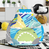 Shark Head Pattern Bean Bag Cover