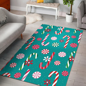 Christmas Candy Pattern Area Rug