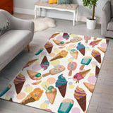 Colorful Ice Cream Pattern Area Rug