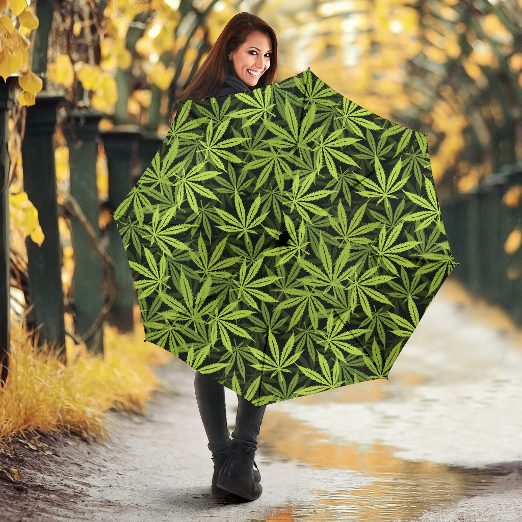 Canabis Marijuana Weed Pattern Print Design 03 Umbrella